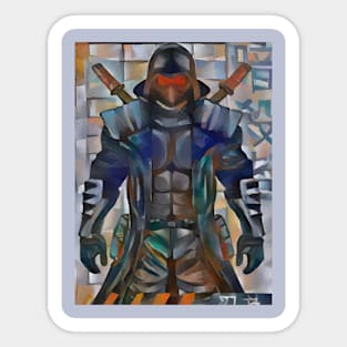 Samurai warrior, Japanese samurai warrior Sticker